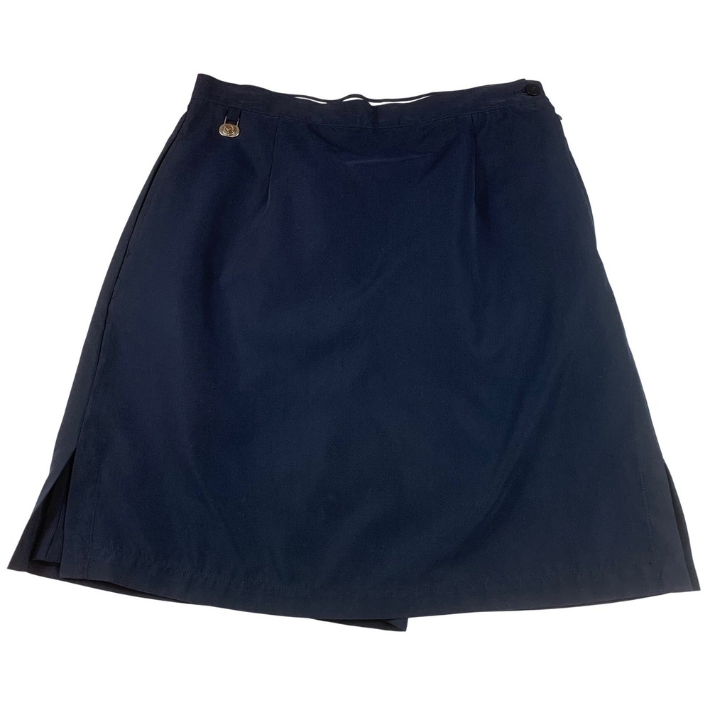 LizGolf Liz Claiborne Navy Blue Golf Skort Womens Size 12 Activewear Skirt